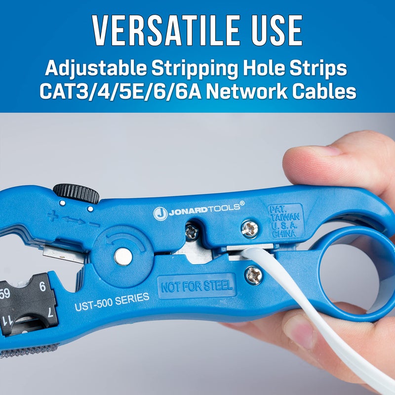 Jonard Tools Jonard UST-500 Universal Cable Stripper for RG59/6 and 7/11 Coax Cables - Image 5